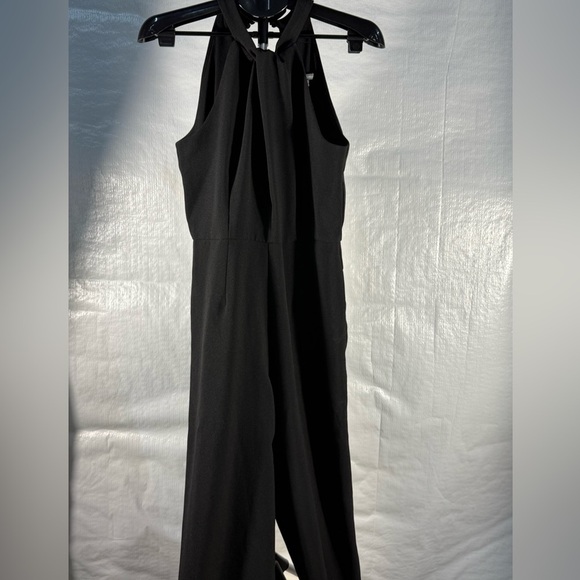 Julia Jordan Black Halter Sheath Jumpsuit - Picture 1 of 5